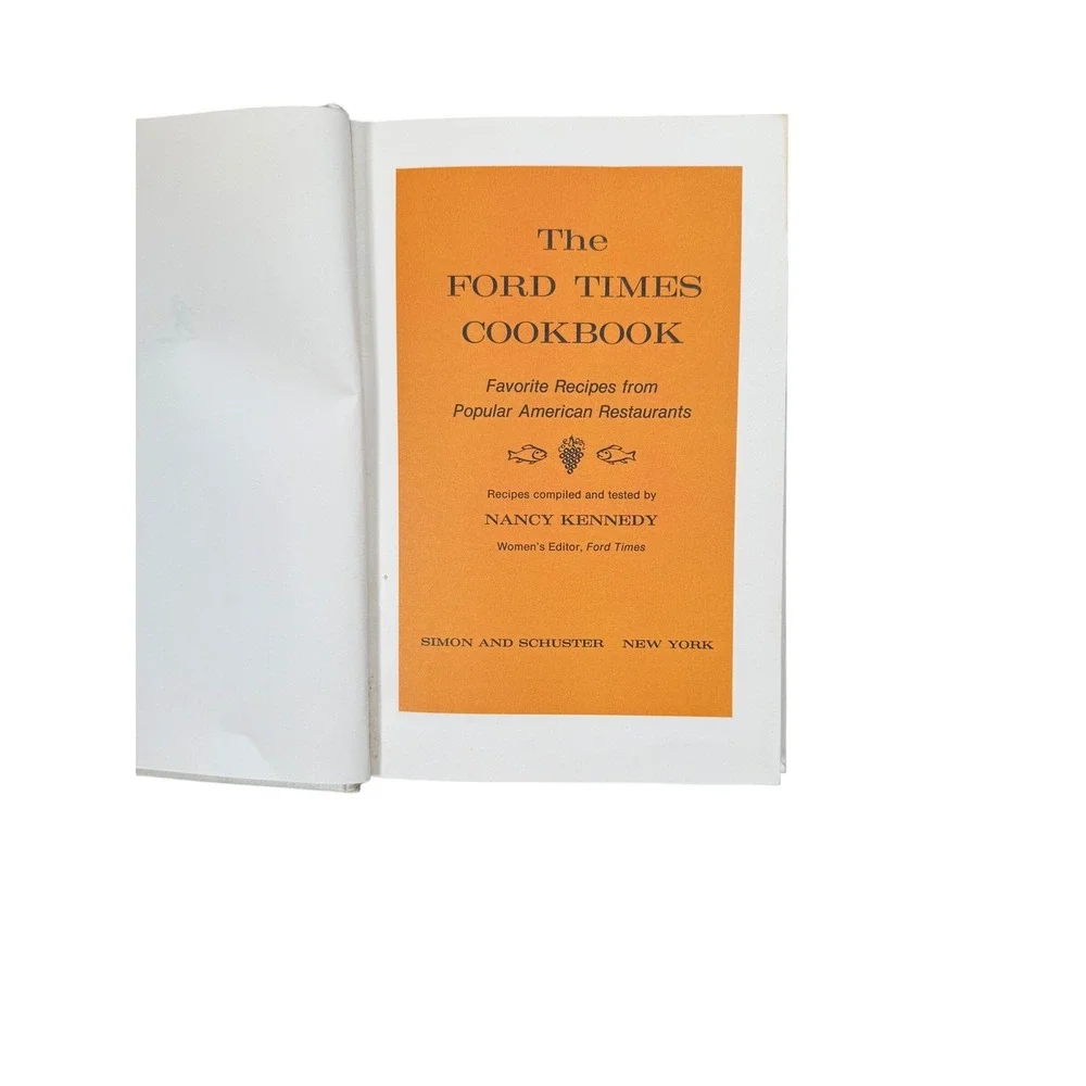 Ford Times Cookbook first edition